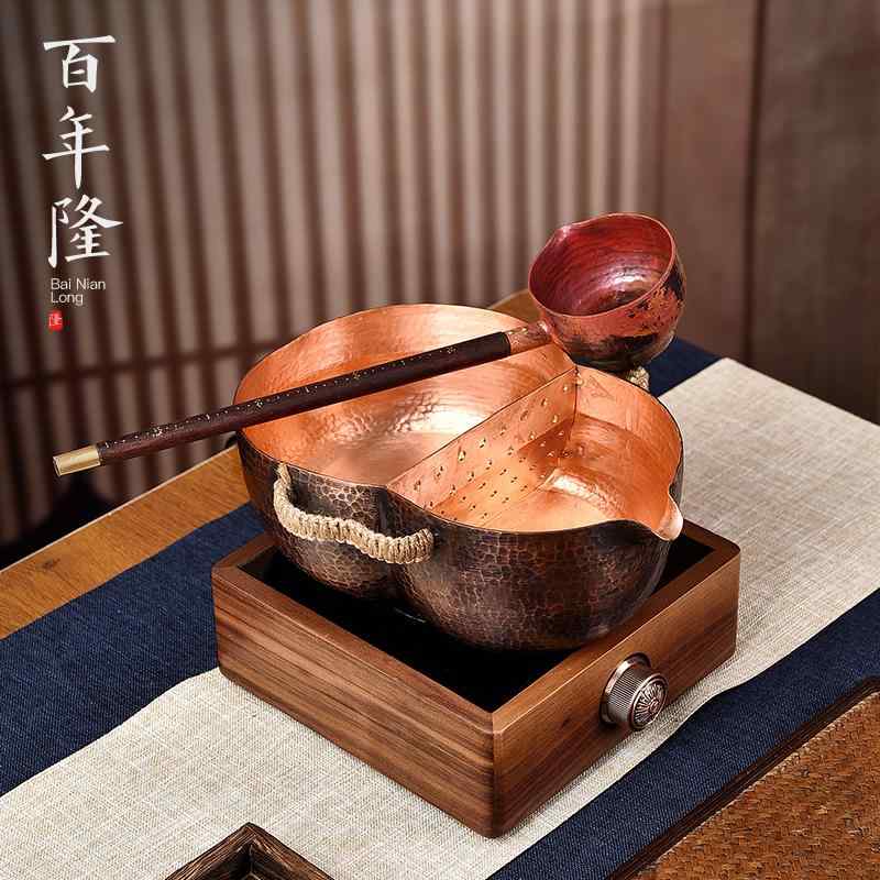 ティーポット 杓 茶道具 茶器 銅製 レトロ 茶どんぶり鉢 ティーセット 特殊 飛び切り感 室内装飾 心ゆかしい 余暇活動 分かりやすい お茶儀式用 差し上げ物