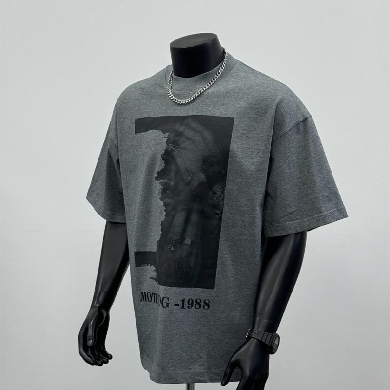 Tシャツ カットソー プリント ゆったりフィット アメカジ 半袖 ユニセックス 夏 スポーティ カジュアル デイリー レジャー 休日 メンズ レディース