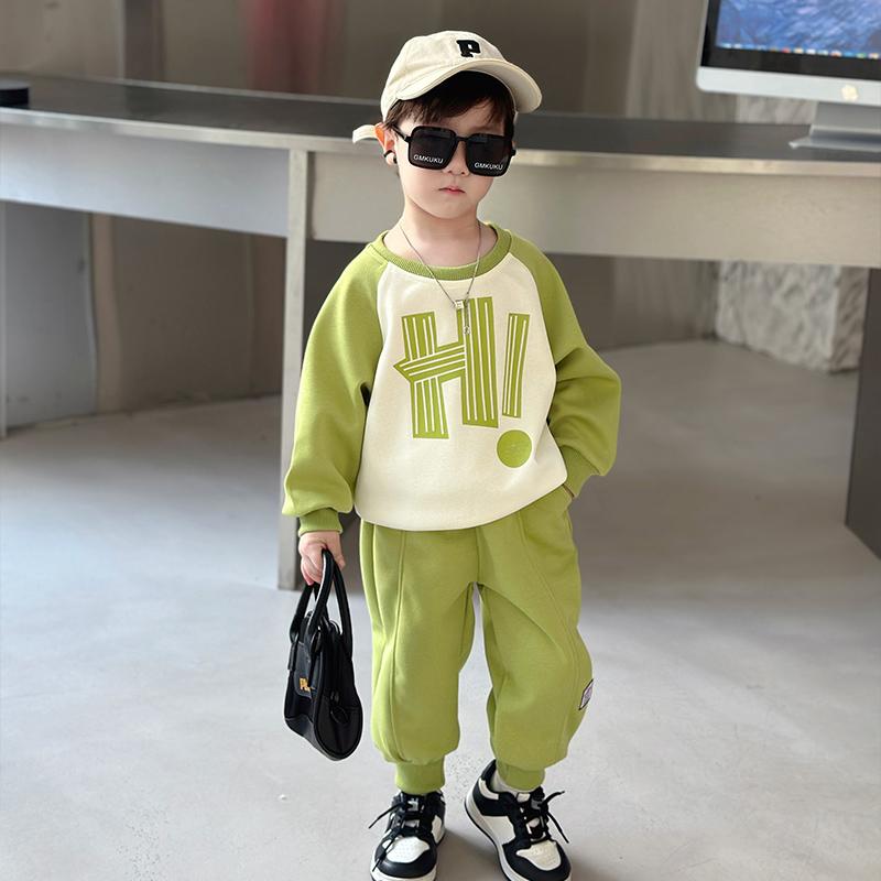 スウェットシャツ トレーナー パーカー トップス キッズ 子供 赤ちゃん用品 おしゃれ ファッション 男の子 セット ツーピース 春秋 デイリー カジュアル
