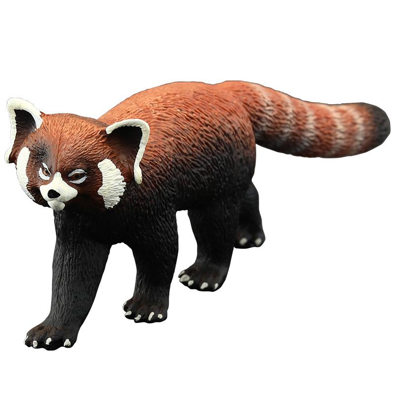 子供 シミュレーション リアル 野生 動物 フィギュア 模型 置物 キッズ 教育 おもちゃ 学習 レッサーパンダ 認知 ギフト 装飾品