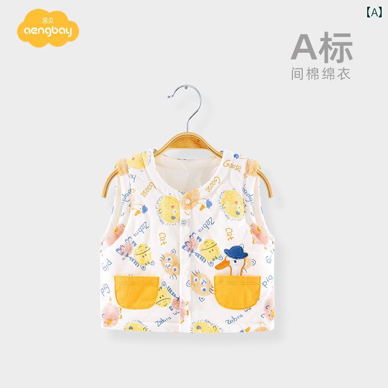 ベビー ベスト チョッキ 男の子 女の子 厚手 冬 温かい アウター かわいいデザイン 赤ちゃん ファッション 冬 ジャケット