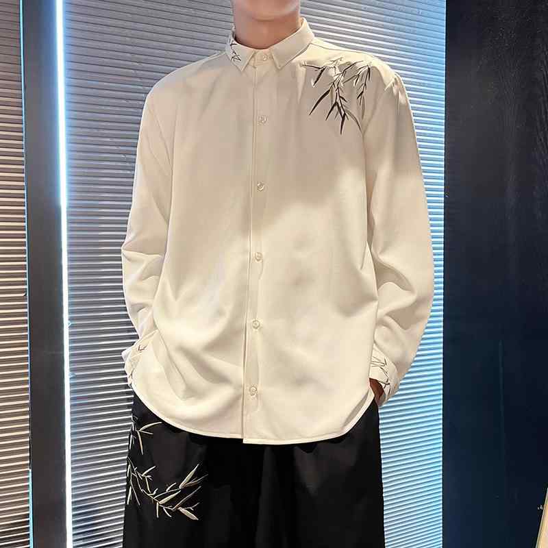 プルオーバー トップス メンズ 秋 竹 刺しゅう 長袖 ゆったり 好いたらしい 心地よい 全能 今めかしい 分かりやすい 今めかしい たまり場 御休み 公休日 デイリー若い衆