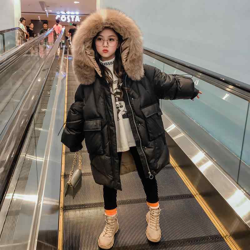 お嬢さん 落ち込む 格好のいい 防寒 おでかけ 上衣 冬 ホワイトダックダウン 年がしら者 格好のいい 赤ちゃん ロング厚地の外套 朦々たる 上衣 好いたらしい ゆったり