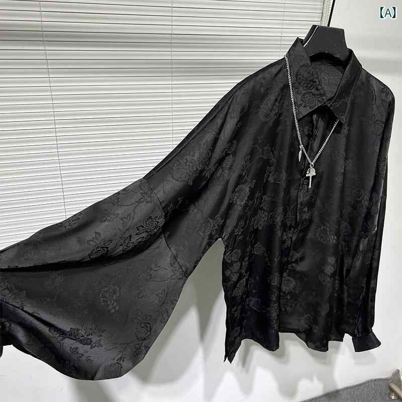 メンズ プルオーバー 心地好い トップス 流行り物 まっ黒い表現スタイル 流行り物 ジャカード 途轍も無いリストバンド レトロ 刷り上げる 表どおり かっこ良い 流行り物 自己同一性的 研ぎあげる その他-メンズファッション