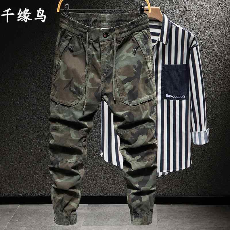 メンズ ワークパンツ ミリタリーパンツ 作業着 カジュアルパンツ 迷彩 秋冬 マルチポケット 大きいサイズ ゆったり タウン アウトドア スポーツ デイリー