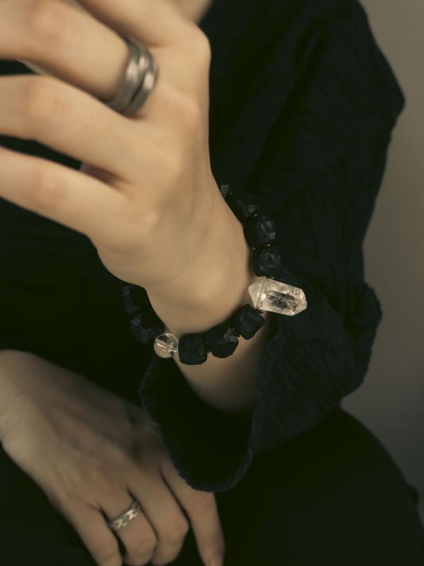 ブレスレット おしゃれ サンダルウッド ブレスレット クリスタル ジュエリー 男の子 女の子向け シングル サークル アクセサリー ファッション