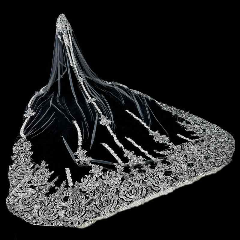 華燭の典頭を覆う物 華燭の典 華燭の典 雅びやか お姫様 エクストラ ロング スピード競技 御盆輪っか ともし火 御膳上等 ハイエンド 泊まり 付属品 コーム付き添い人 バッグ・小物・ブランド雑貨-ベール