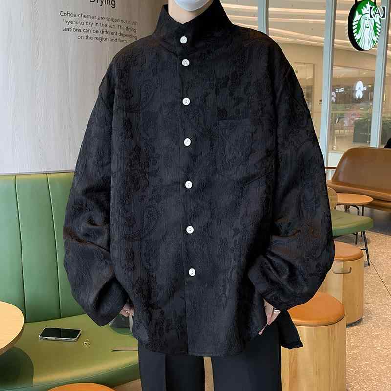 メンズ チャイナテイスト ジャケット 中華服 中国 服 ファッション カジュアル 普段着 レトロ ゆったり 男性 大きいサイズ 秋｜ラ・グラーヌ