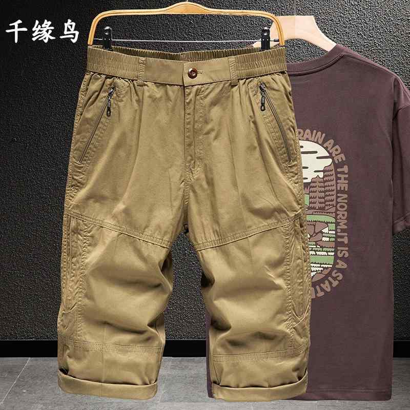 メンズ ショートパンツ クロップドパンツ バミューダ カジュアル 動きやすい カーゴショーツ リラックスウェア 大きいサイズ 夏 涼しい 薄手 ゆったり アウトドア スポーツ デイリーユース