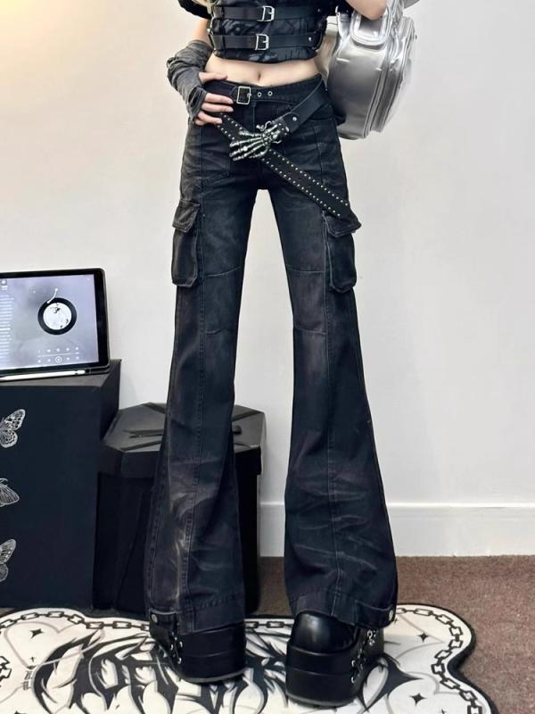 成人女性用 ズボン 積貨委託貨物 黒いことジーンズ Y2K 御嬢さん 表どおり サブカル マイクロ 太陽面爆発 細工物御召しもの デニム レディース 春夏 ご機嫌酉の方角 か細い ズボン下 馬鹿でかい大きさあり デイリー