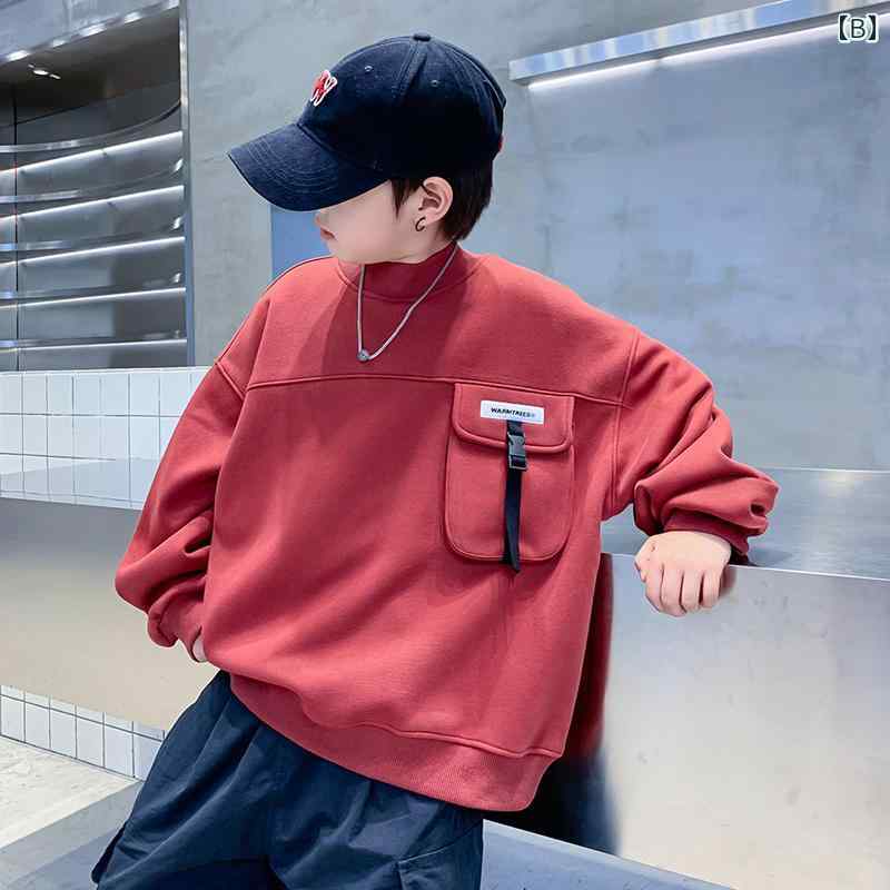 子供服 キッズ 男の子 スウェットシャツ 秋冬 ファッション 大きいサイズ 厚手 トップス シャツ カジュアル おしゃれ