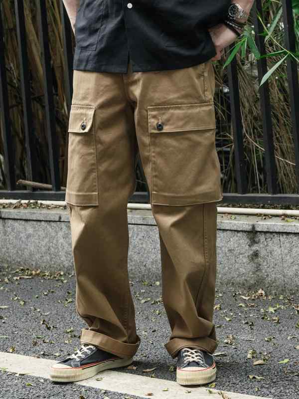 メンズ 男性用 パンツ カーゴパンツ ミリタリーパンツ アーミーパンツ マルチポケット チノパン コットン カジュアル レジャー 休日 アウトドア ｜ラ・グラーヌ