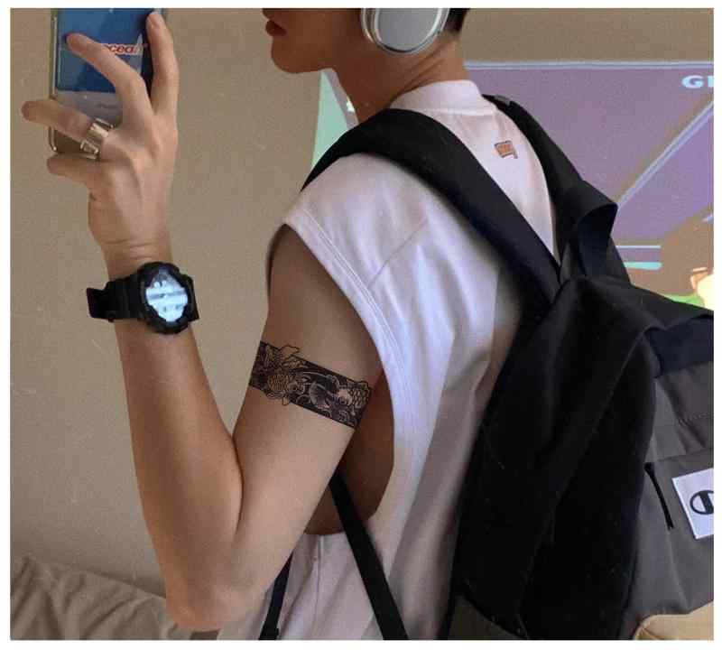 楽天市場】タトゥーシール ステッカー リストバンド型 和風 腕章