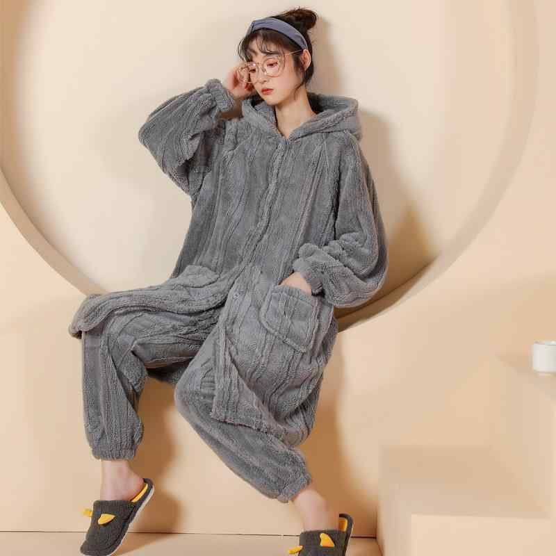 パジャマ 御部屋御召しもの レディース 成人女性服 成人女性用 御部屋着 可愛らしい 今めかしい 伸び伸びする 冬 朦々たる 生あたたかい 秋冬 化粧着 衣装 ズボン ズボン下 セットアップ