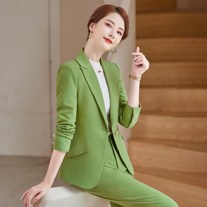 レディース ジャケット パンツ カジュアル シンプル オフィス ビジネス ブリティッシュ 女性 ファッション 大人 きれいめ OL スタイリッシュ 韓国 春秋