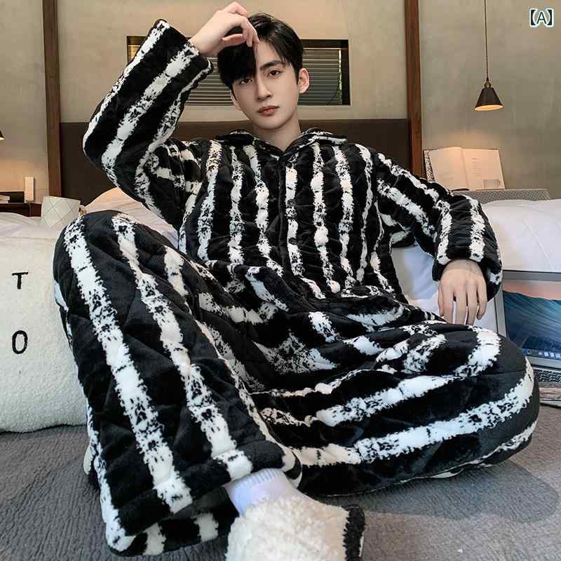 パジャマ メンズ 成人男性服 御部屋着 御部屋御召しもの ナイト爵御召しもの 格好のいい 伸び伸びする セットアップ 上下仕かける 朦々たる 生あたたかい 秋冬 キルティング