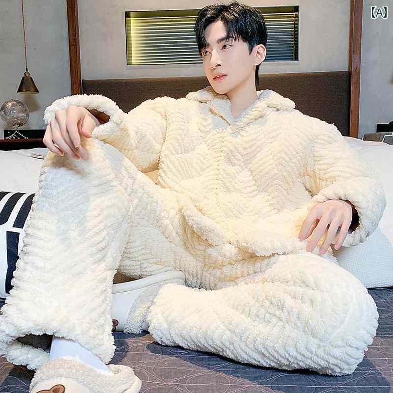 パジャマ メンズ 成人男性服 御部屋着 御部屋御召しもの ナイト爵御召しもの 格好のいい 伸び伸びする セットアップ 上下仕かける 朦々たる 生あたたかい 秋冬 キルティング