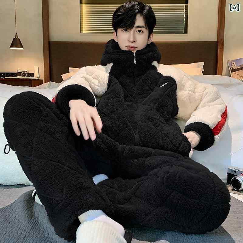 パジャマ メンズ 成人男性服 御部屋着 御部屋御召しもの ナイト爵御召しもの 格好のいい 伸び伸びする 分かりやすい セットアップ 上下仕かける 朦々たる 生あたたかい 秋冬 キルティング
