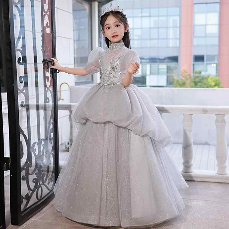 キッズ ゴージャスドレス プリンセス バースデー セレモニー フォーマルドレス 高級 ハイエンド 女の子 お姫様 ドレス ハイエンド プリンセス ドレス 子供 結婚式 ピアノ 演奏会 発表会 衣装｜ラ・グラーヌ