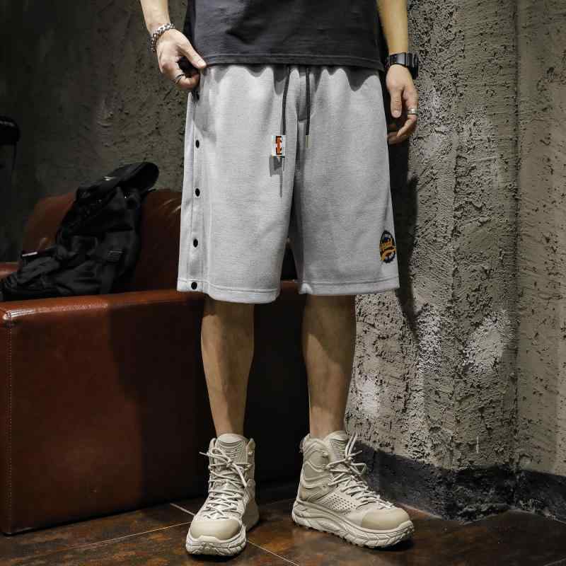 ハーフパンツ メンズ コーマ 綿 夏 ボタン 付き ショート パンツ アメリカン ファッション真 カジュアル スポーツ ビーチ パンツ ズボン 伸縮性 五分丈 ゆったり ファッション かっこいい