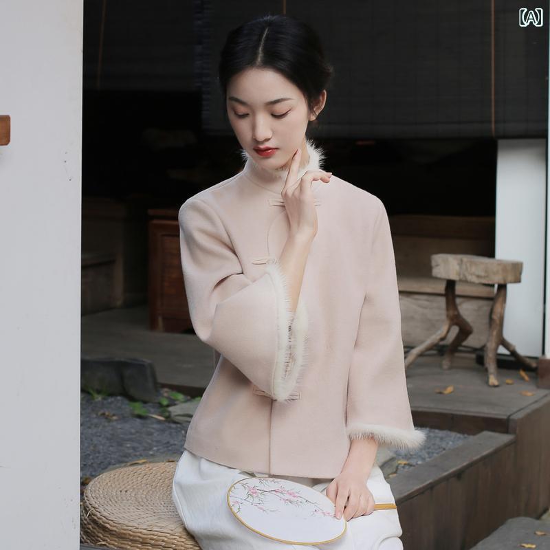エスニック トップス レディース チャイナ風 唐装 ティードレス ティーアーティスト 秋冬 中華風 漢服 ジャケット 禅服 フェアリー 8,993円