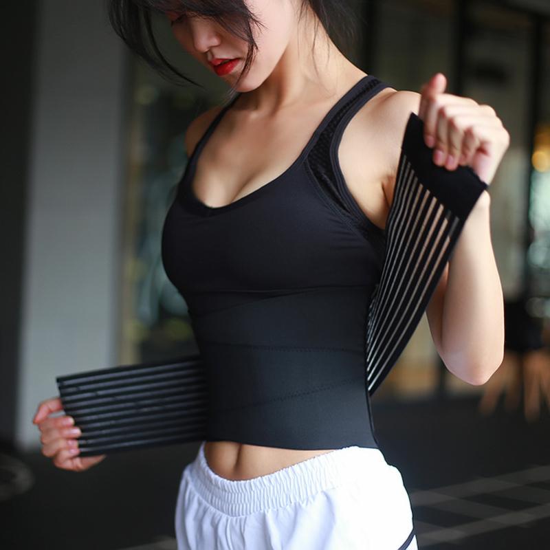 レディース 拘束 弾性 腹部 コントロール スポーツ ベルト トレーニング フィットネス スクワット 捻挫 ヨガ 整形 ベルト アウターウェア アウトドア