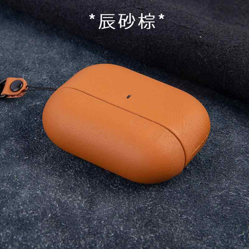 AirPods Pro 保護ケース 牛革 Bluetooth イヤホン シェルストラップ イヤホンケース アクセサリーケース ヘッドホンケース 韓国