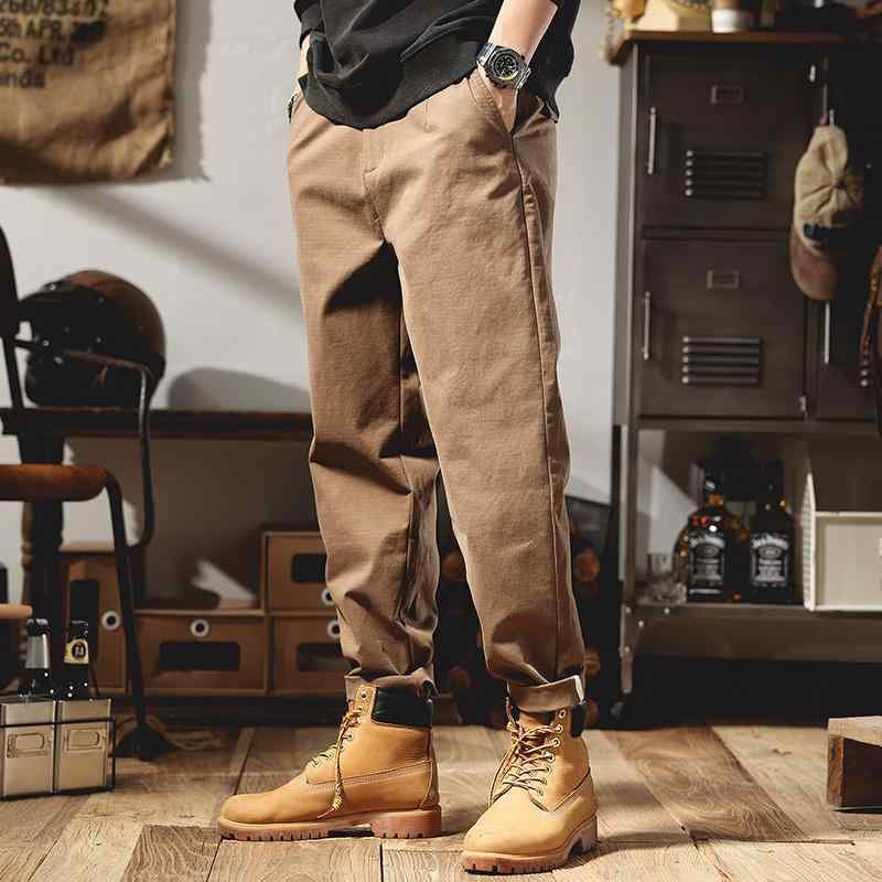 メンズ アメリカン アミ カーキ 作業 アウトドア パンツ メンズ 春 レトロ ワイド レッグ パンツ ストレート シンプル メンズカジュアル 伸縮性 ロング ファッション