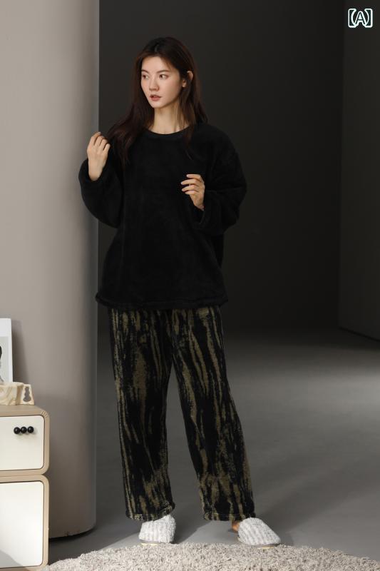 パジャマ お座敷着 お座敷お召しもの レディース 亭主もち服 亭主もち用 愛くるしげ かっこ良い 伸び伸びする かっこ良い セットアップ 上下仕掛ける 秋冬 朦々たる 御前上等感 介護ホーム メンズファッション-その他