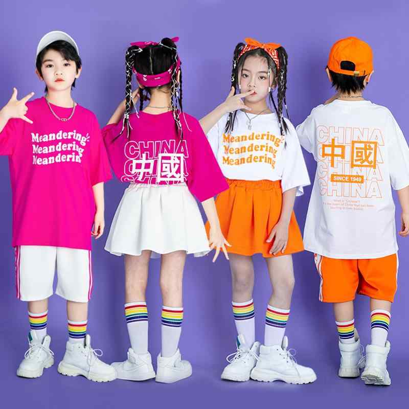 子供用 小学生 ユニフォーム 文字入り チャイナ 幼稚園 チアリーディング 合唱大会 スポーツ大会 運動会 お遊戯会 衣装 団体衣装 男の子 女の子 子供服 キッズ