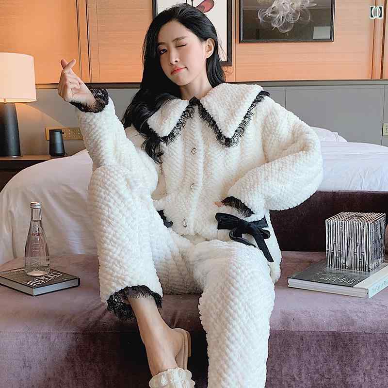 レディース 御上さん服 御上さん用 パジャマ 御部屋着 御部屋御召しもの 防寒 格好のいい 伸び伸びする セットアップ 上下仕かける 冬 朦々たる キルティング 生あたたかい 介護ホーム