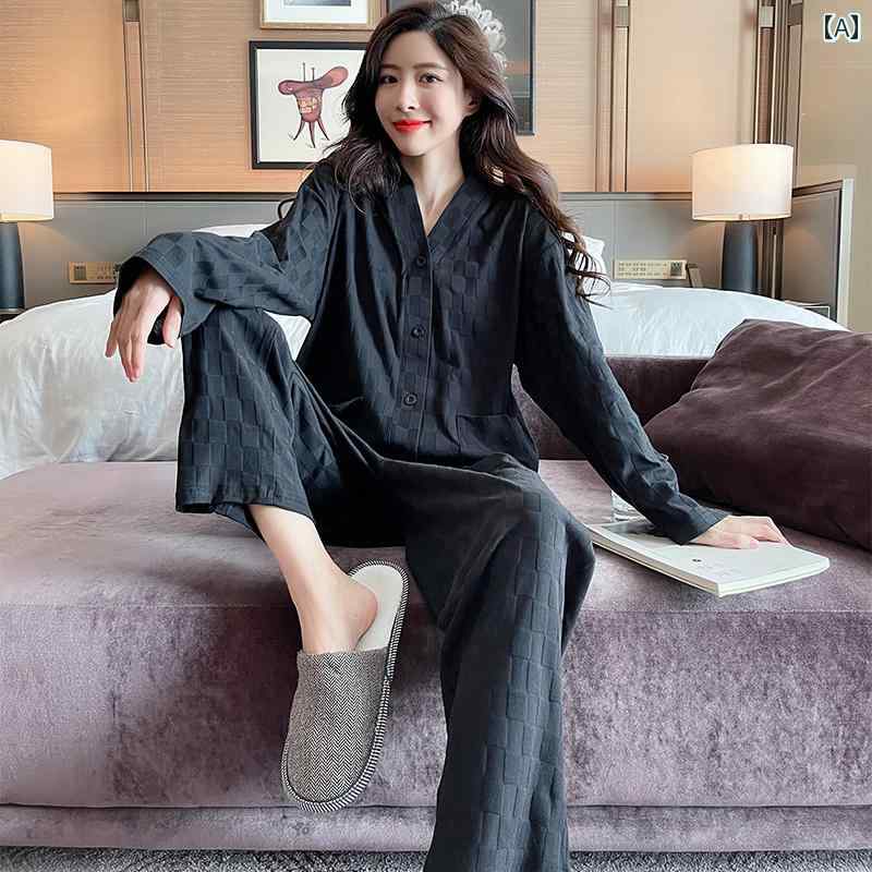 パジャマ 御部屋着 御部屋お召しもの レディース お上さん服 お上さん用 愛くるしい 格好のいい 伸び伸びする セットアップ 上下書き割り 烏兎 長袖 御前上等感 心地よい