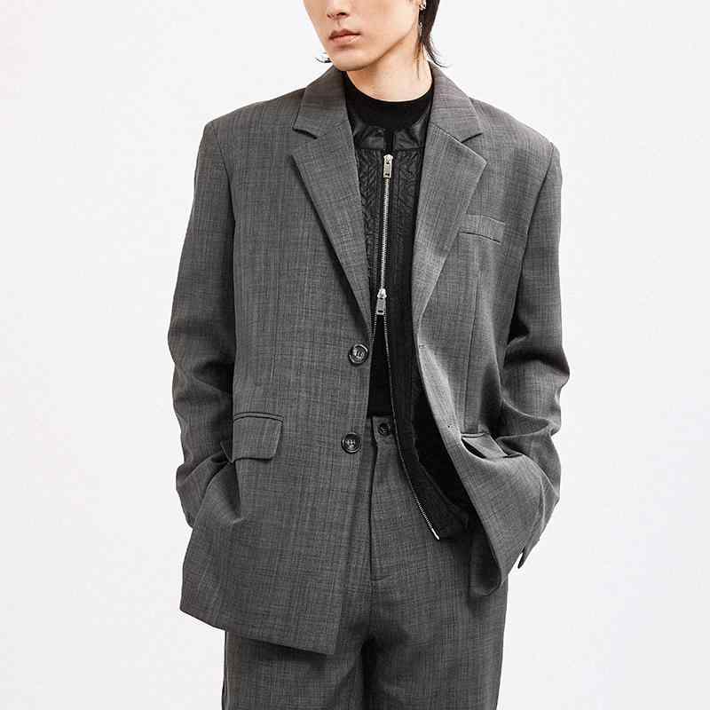 上衣 厚地の外套 トップス 今めかしい 流行り物 メンズ 心地よい ハイエンド 薄墨色 読み合わせる柄 心地よい 伸び伸びする 分かりやすい 流行り物 特殊 商行為