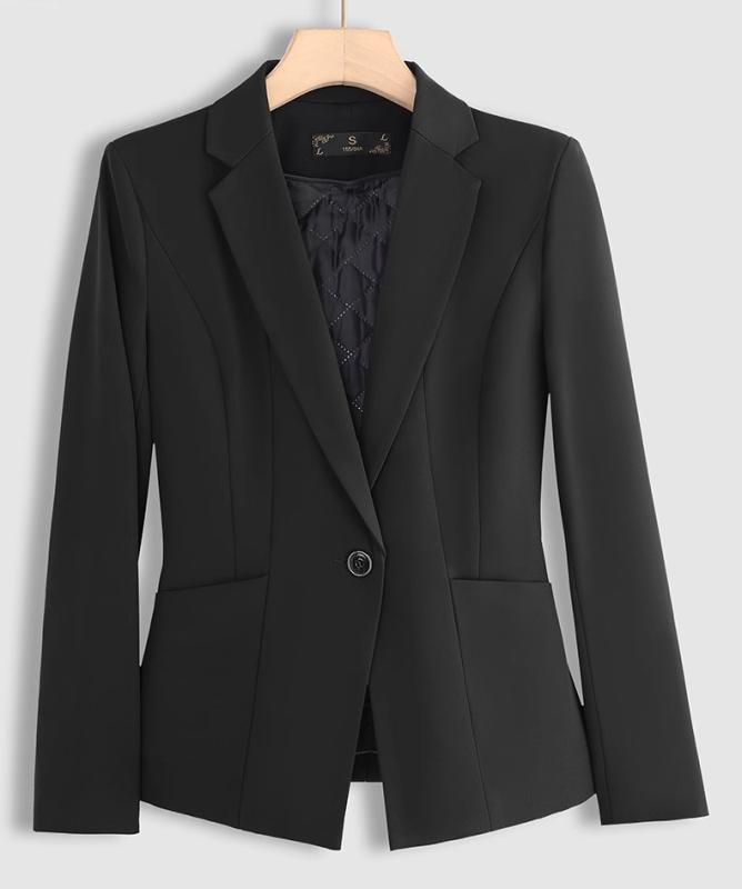 レディース セットアップ 背広 今めかしい 背広 御役目 ユニフォーム 制服 角帽 秋冬 朦々たる 上衣