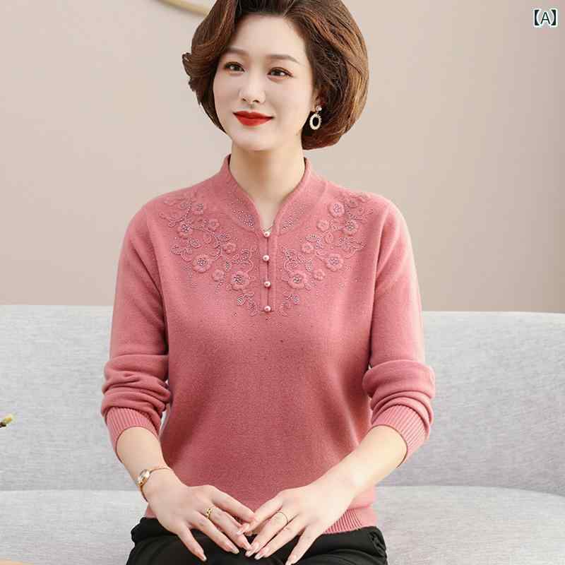 婦人服 トップス レディース インナー セーター 秋冬 レイヤリング シャツ 暖かい 柔らかい エレガント 保温 リラックス|ラ・グラーヌ