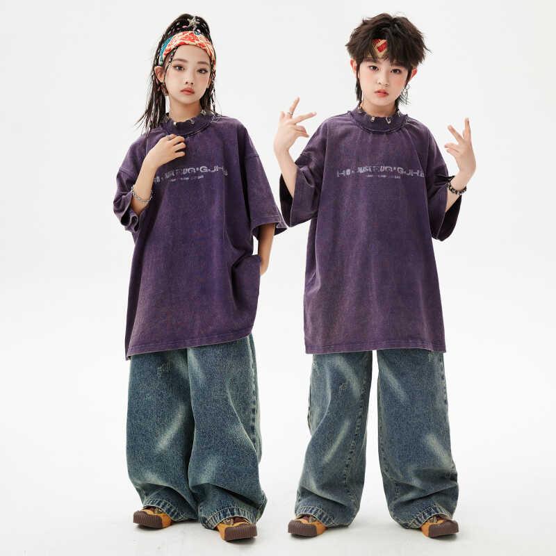 ストリートダンス 子供服 ヒップホップ 男の子 女の子 コスチューム ダンス衣装 パフォーマンス衣装 ジャズダンス ユニフォーム チーム衣装 キッズ