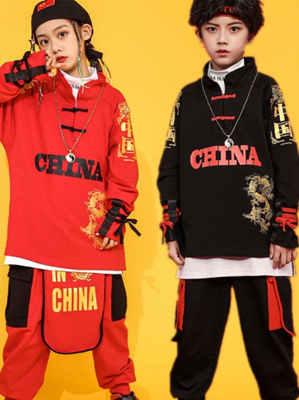 男の子 女の子 「チャイナ」 コスチューム 春秋 ダンス衣装 「中国」 舞踏衣装 ユニフォーム チアリーディング スポーツ大会 運動会 漢服 小学生 幼稚園 子供服 キッズ