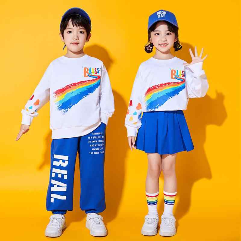 小学生 スポーツ大会 運動会 春秋 パフォーマンス衣装 子供服 幼稚園 コスチューム ダンス衣装 ユニフォーム チアリーディング ブラスバンド 合唱大会 チーム衣装 男の子 女の子 キッズ