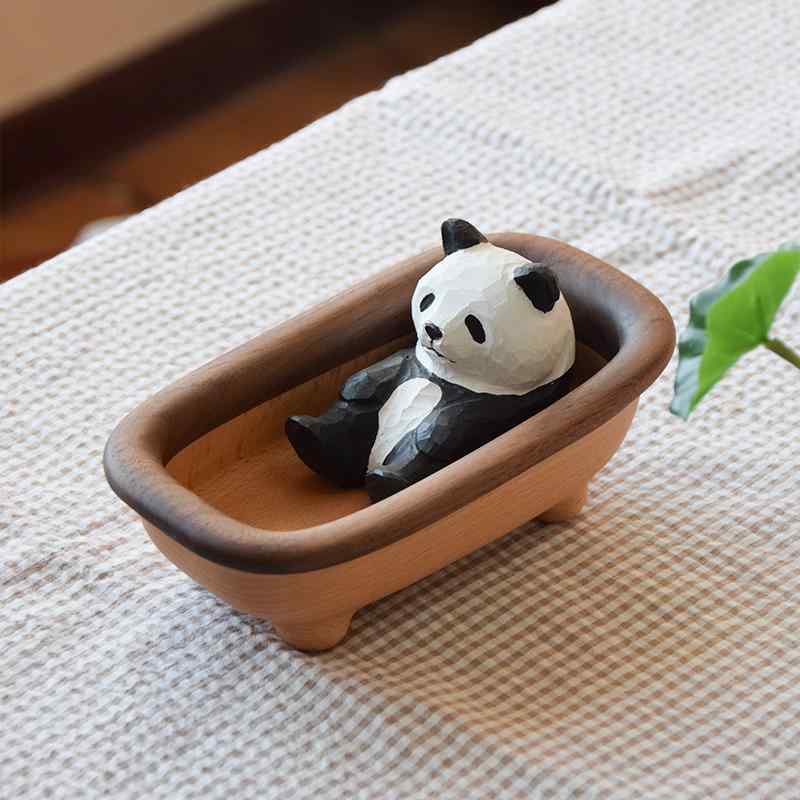無垢材 小さいサイズ バスタブ 形状 デスク トップ 小物入れ キー 雑貨 収納 ボックス シンプル 木製 ギフト