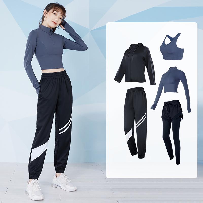 フィットネス ウェア セット アップ レディース スポーツ トレーニング ウェア ジム ファッション ヨガ スーツ 秋冬 フェアリー 服 プロ ハイエンド ランニング