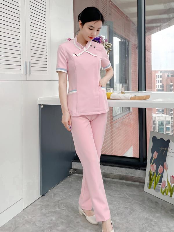 クリニック 制服 レディース 韓国 医療 ナース 服 外来 母子 ケア 口腔 服 病院 看護師 スプリット スーツ 美容 作業着