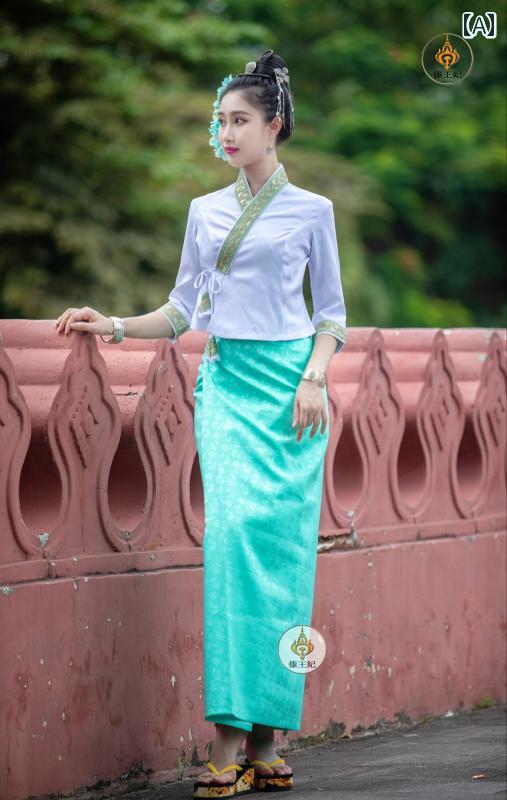 楽天市場】タイ 衣装 女性 民族 春夏 プリンセス エスニック レトロ