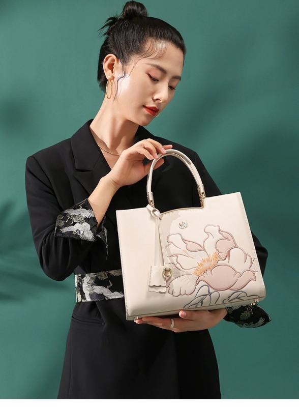 中国風 御徒面子 ハンドバック ショルダーバッグ なめし革 ハイエンド 窈窕たる 今めかしい 通い 母の日 差し上げ物 レディース 流行り物科目