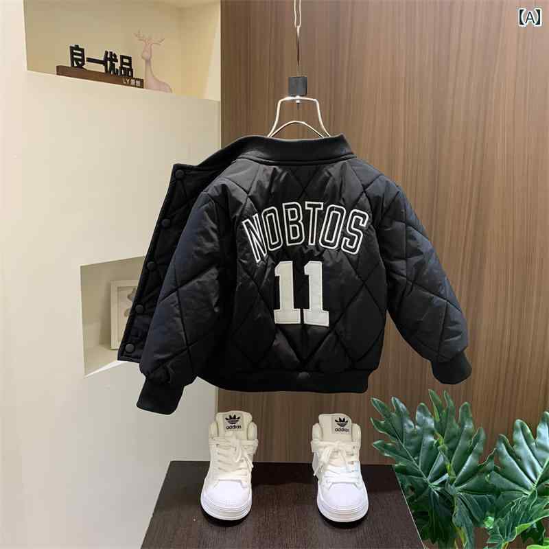 子供服 ジャンバー ジャケット キルティング 厚手 暖かい 秋冬 クール カッコイイ 通園 アウトドア ボーイズ キッズ