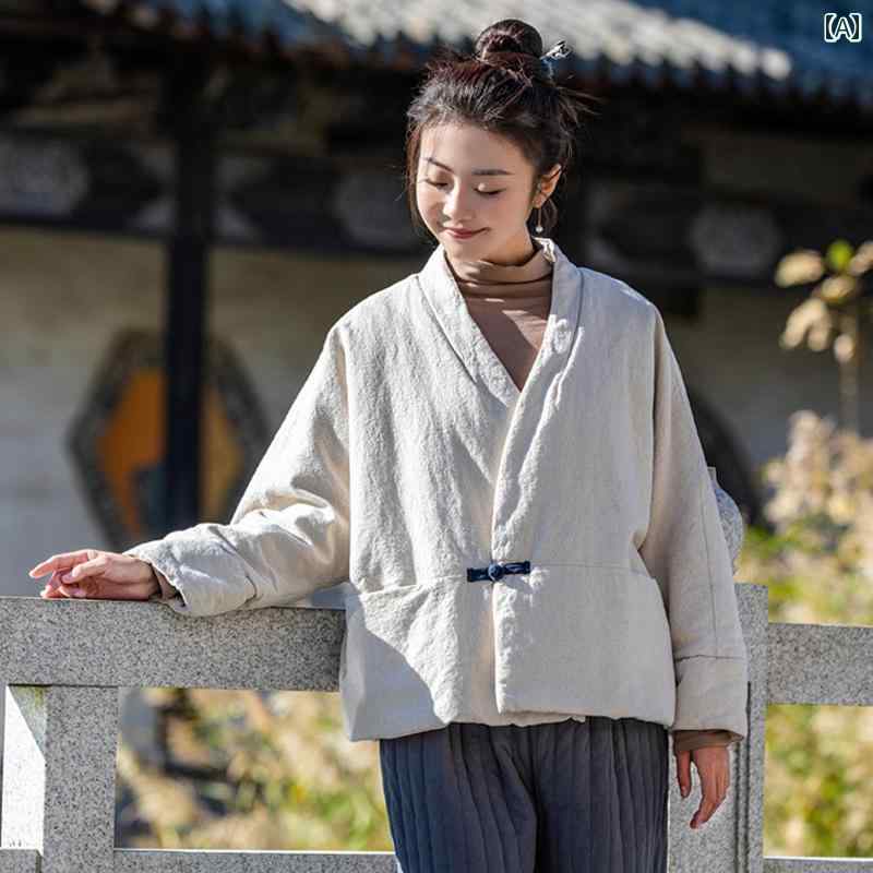 上衣 瀬戸もの風 分かりやすい 心地好い レトロ エスニック 自然的表現スタイル ゆったり 伸び伸びする相応う レディース 流行り物