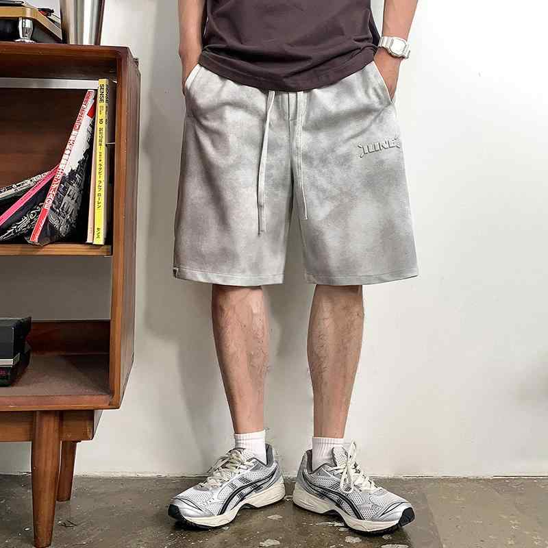 ハーフパンツ メンズ カジュアルパンツ アメリカ ファッション レトロ 夏 ストリート ファッション スポーツ 5分丈パンツ 都会的