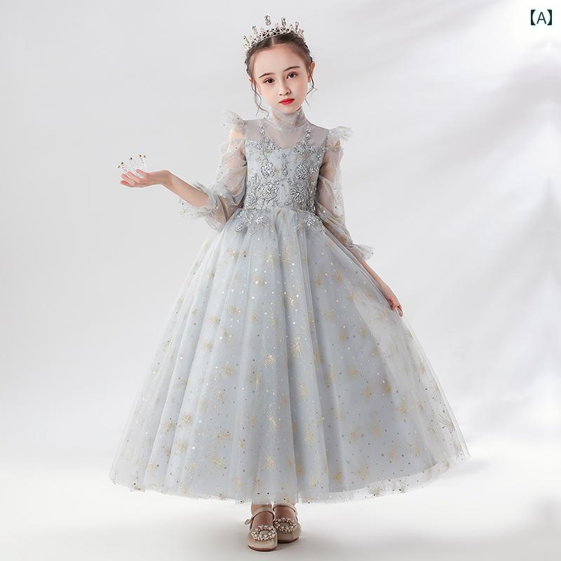 キッズ 子供服 女の子 フェアリー ドレス かわいい おしゃれ 韓国 着やすい プリンセス お祝い セレモニー 式典 祝賀 撮影 発表会 パーティー イベント 結婚式 フラワーガール パフォーマンス コスチューム 衣装 アイテム