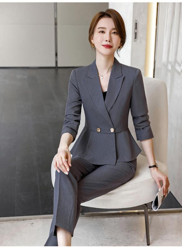 レディース スーツ ジャケット パンツ スカート セットアップ おしゃれ ファッション 春秋 制服 オフィス スタイリッシュ 大きいサイズ ビジネス エレガント