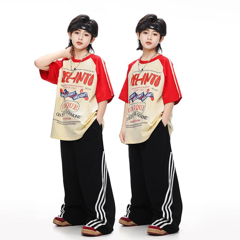 キッズ ダンスウェア ヒップホップ トレーナー 男の子 女の子 ストリートスタイル パフォーマンス衣装 ストリートダンス ジャズダンス コスチューム ユニフォーム チーム衣装 子供服
