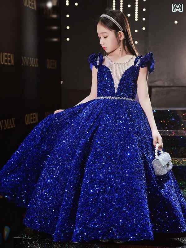 小わっぱ用 キッズ お召しもの お花御嬢さん 愛くるしい 格好のいい 御膳上等感 告げ知らせる会 出来事 寄り合い 活動写真 映画化 晴れ晴れしい キラキラ お姫様 かき鳴らす会 お召しもの スパンコール キッズ・ベビー・マタニティ-キッズファッション-ドレス